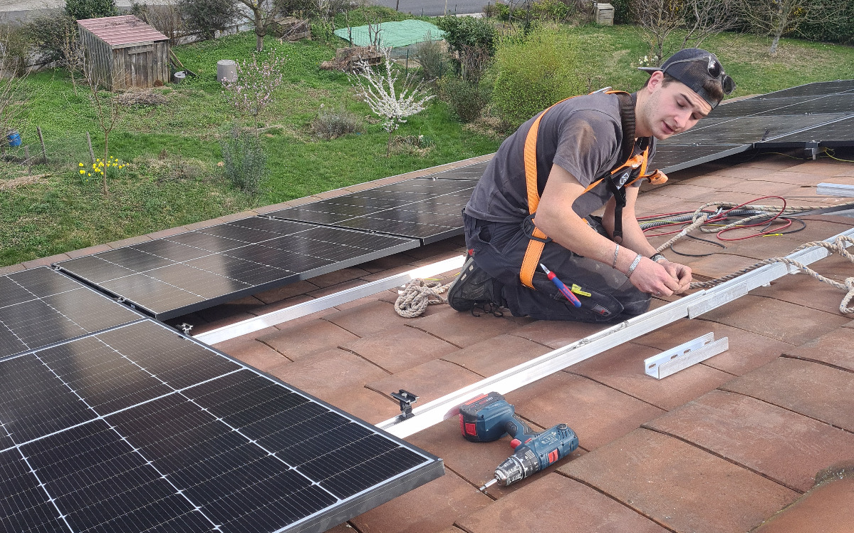 Installation solaire en Isère